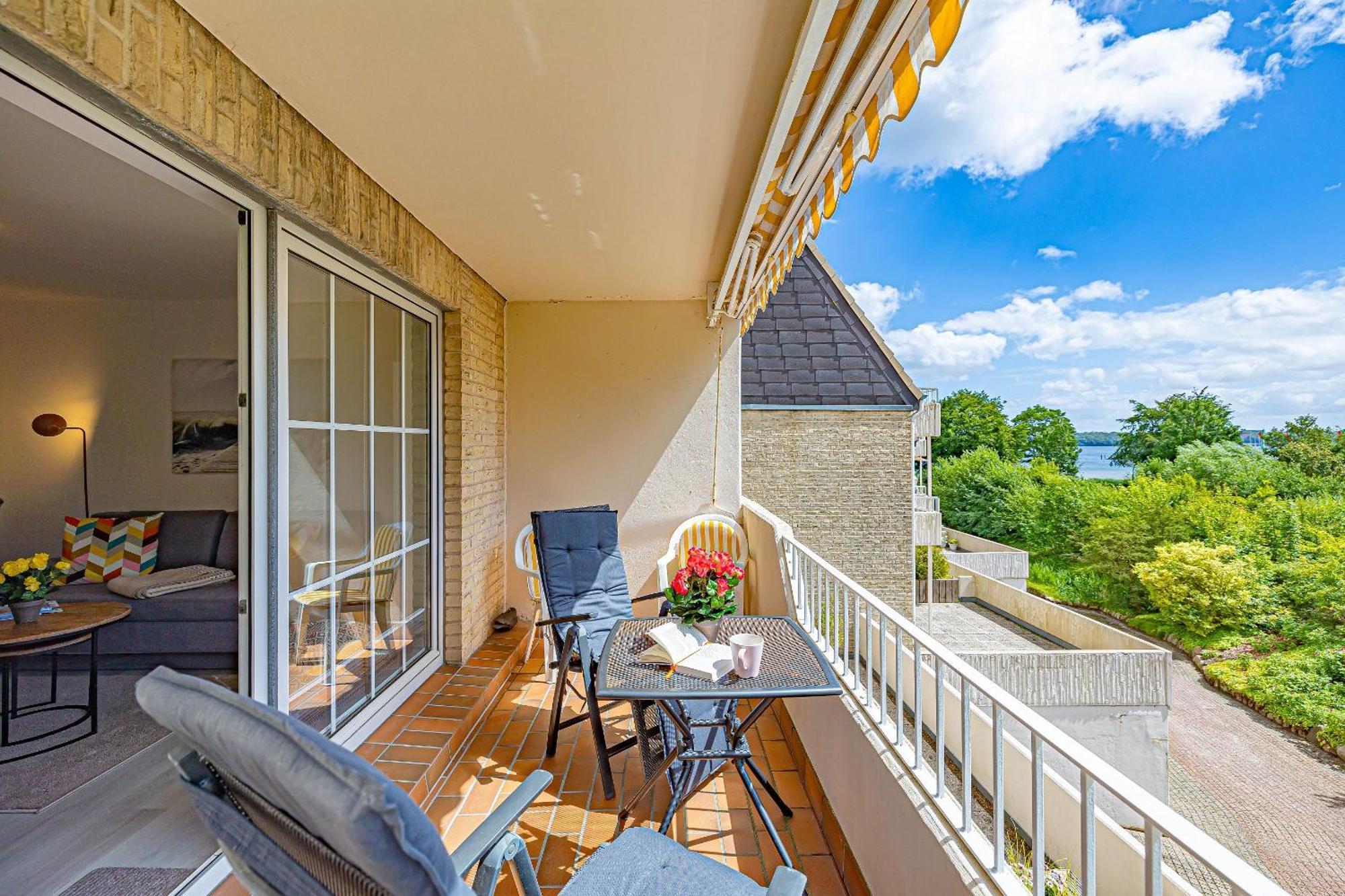 Fewo1846 - Strandresidenz Wassersleben Suedblick App 689 - Komfortables Apartment Mit Balkon Und Meerblick Harrislee Εξωτερικό φωτογραφία